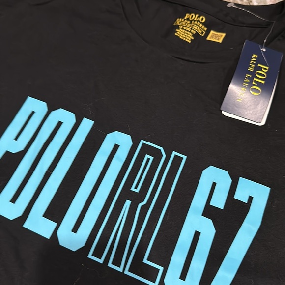 NWT Mens Ralph Lauren Polo Navy T-shirt XL - Picture 2 of 3